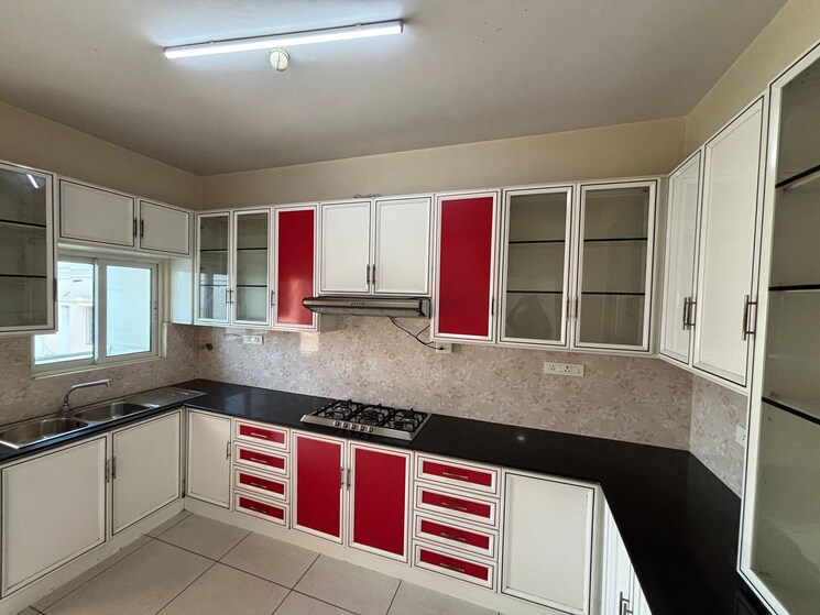 Kitchen, banjara hills 3 Bedroom 2100 Sq.Ft. Apartment In Banjara Hills Hyderabad 8596995