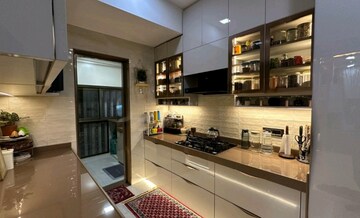 Kitchen in 3 BHK Apartment at Lodha Luxuria Priva, Majiwada – for Rent