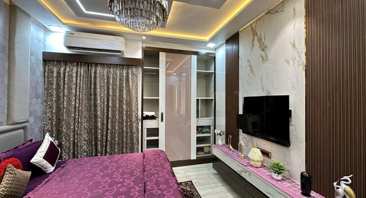 Bedroom, lodha-luxuria-priva 3 Bedroom 1300 Sq.Ft. Apartment In Majiwada Thane 8597028