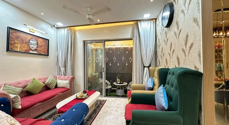 Living Room, lodha-luxuria-priva 3 Bedroom 1300 Sq.Ft. Apartment In Majiwada Thane 8597028