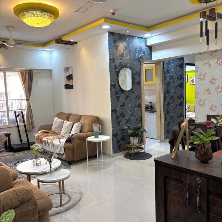 Living Room, pratham-apartments-baner 4 Bedroom 1975 Sq.Ft. Apartment In Baner Bypass Highway Pune 8597041