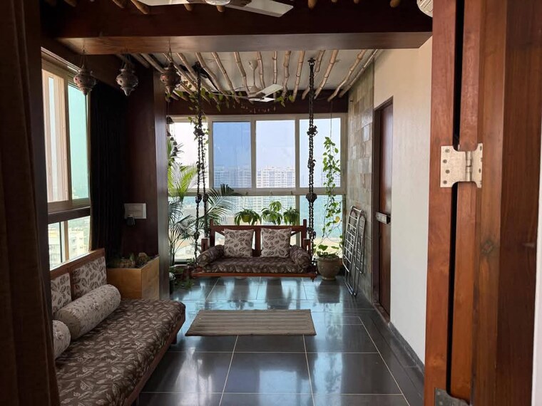 Living Room, dattani-vertex 4 Bedroom 1150 Sq.Ft. Apartment In Vasai West Palghar 8597086