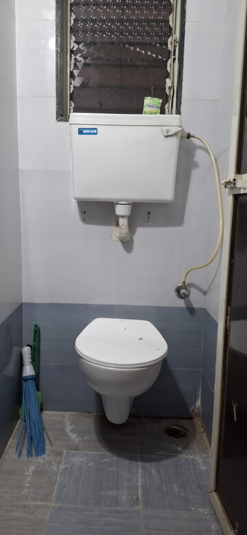 Bathroom in 1 RK Apartment at Megh Malhar Co-op Housing Society, Ghansoli – for Rent