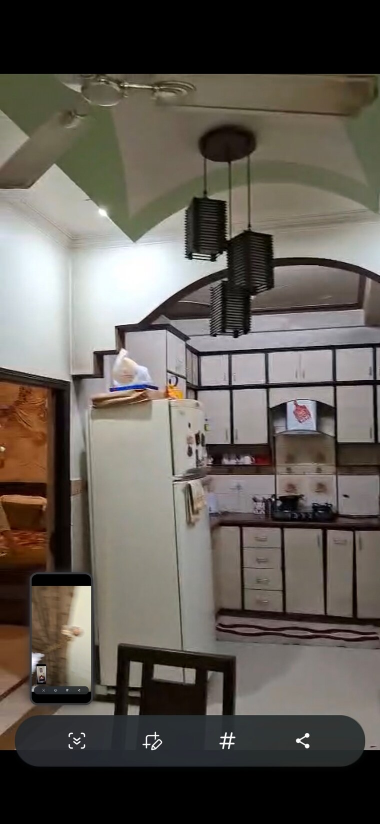 Kitchen, vaishali sector 5 4 Bedroom 200 Sq.Mt. Builder Floor In Vaishali Sector 5 Ghaziabad 8597178