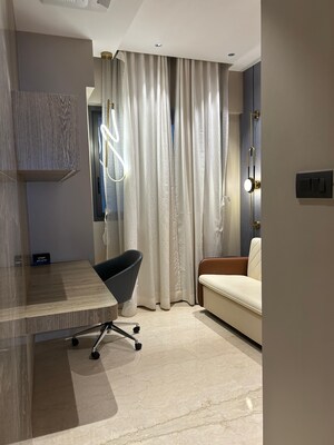 Living Room in 2.5 BHK Apartment at Adani Ten BKC, Bandra East – for Sale