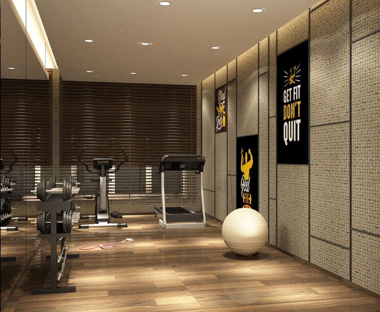 Gym, alag-artis 2 Bedroom 631 Sq.Ft. Apartment In Pant Nagar Mumbai 8597677