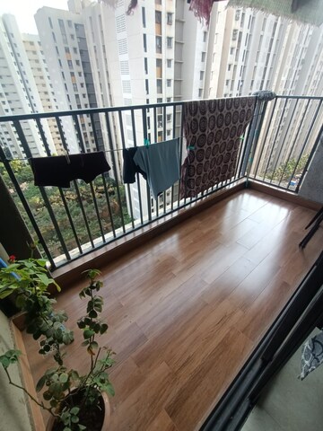 Balcony in 2.5 BHK Apartment at Lodha Palava Downtown, Dombivli East – for Rent