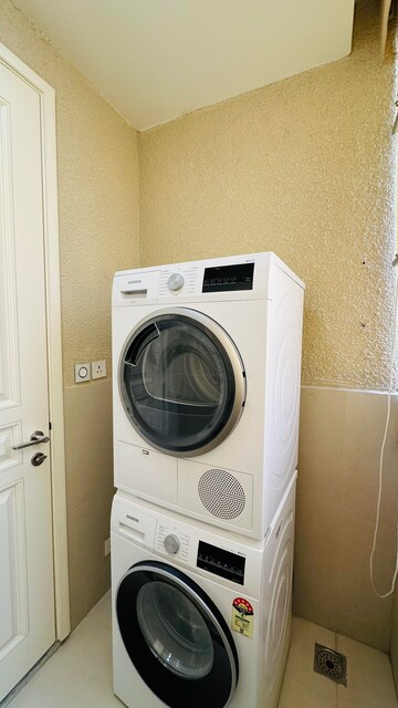 Bathroom in 2 BHK Apartment at Bhartiya Leela Residences, Thanisandra Main Road – for Rent