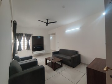 Living Room in 3 BHK Apartment at Vars Parkwood, Bellandur – for Rent