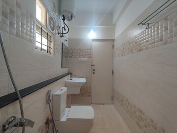Bathroom in 3 BHK Apartment at Vars Parkwood, Bellandur – for Rent
