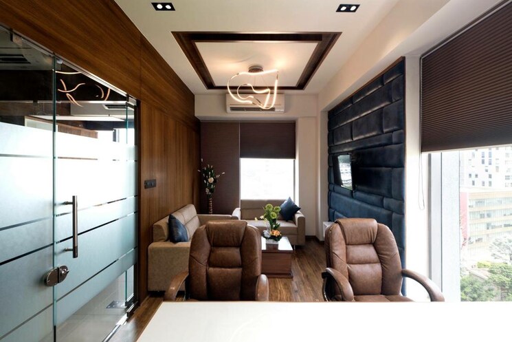 Living Room, goyal-titanium-heights Commercial Office Space 706 Sq.Ft. In Prahlad Nagar Ahmedabad 8597869