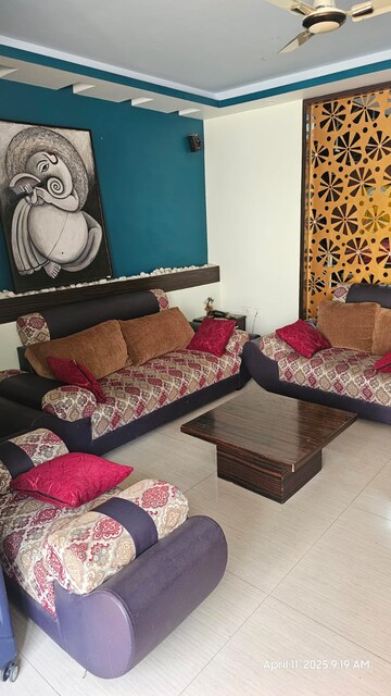 Living Room in 3 BHK Apartment at Krishvi Gavakshi, Marathahalli Orr – for Rent