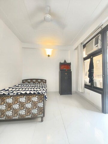 Bedroom in 1 BHK Builder Floor at Paryavaran Complex – for Rent