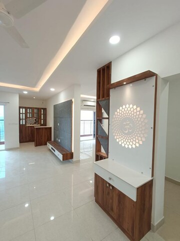 Living Room in 4 BHK Apartment at Prestige High Fields, Gachibowli – for Rent