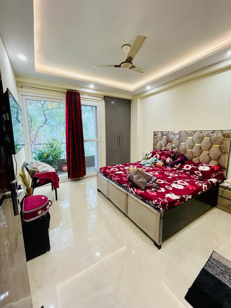 Bedroom, chattarpur 3 Bedroom 1300 Sq.Ft. Builder Floor In Chattarpur Delhi 8598198