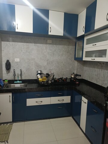 Kitchen in 2 BHK Apartment at Gini Belvista Phase 1, Dhanori – for Rent