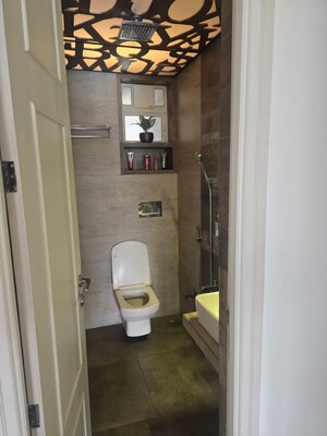 Bathroom in 5 BHK Apartment at Neelsidhi Tower, Vashi Sector 9 – for Sale
