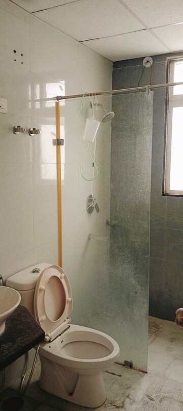 Bathroom in 3 BHK Apartment at Chandra Panorama, Sushant Golf City – for Rent