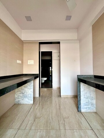 Kitchen in 1 BHK Apartment at Samrin White Rose, Louis Wadi – for Sale