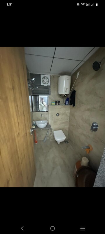 Bathroom in 3 BHK Apartment at Virasat Palm Glory 3, Chandkheda – for Rent