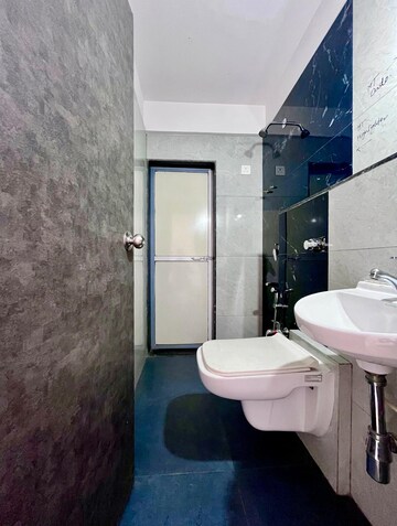 Bathroom in 2 BHK Apartment at Samrin White Rose, Louis Wadi – for Sale