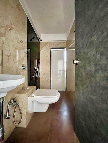 Attached Bathroom in 2 BHK Apartment at Samrin White Rose, Louis Wadi – for Sale