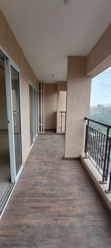 Building Lobby in 3 BHK Apartment at K Raheja Reserve, Mohammadwadi – for Rent