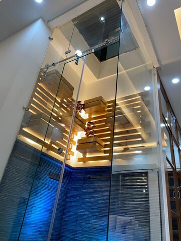 Staircase in 5 BHK Independent House at Dhakoli – for Sale