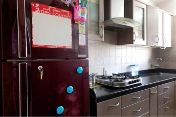 Kitchen in 2 BHK Apartment at Premier Kailash Tower, Powai – for Rent