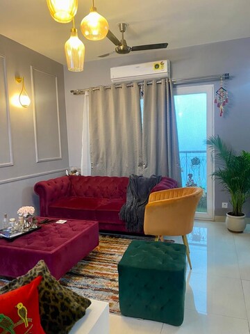 Living Room in 2 BHK Apartment at Gaur City 2 - 12th Avenue, Sector 16c Greater Noida – for Rent
