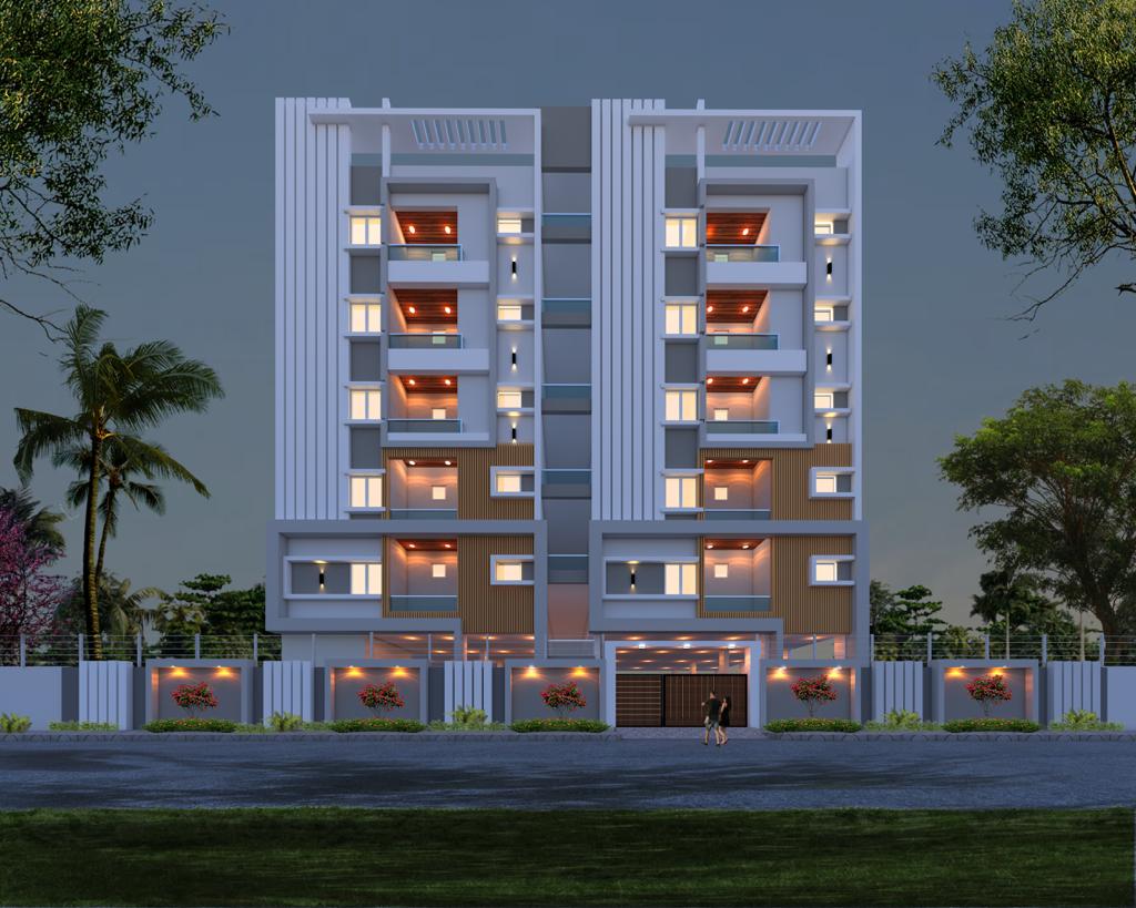 3 BHK + Pooja Room 1615 Sq.Ft. Apartment in Sree Nilayam Kondapur