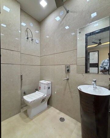 Bathroom in 3.5 BHK Builder Floor at SA HOMES I, Uttam Nagar – for Sale