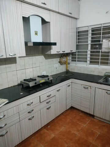 Kitchen in 2 BHK Apartment at Rohini Apartment, Gomti Nagar – for Rent