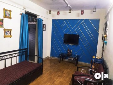 Master Bedroom in 1 RK Apartment at Dombivli East – for Rent