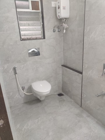 Bathroom in 1 BHK Apartment at Radheya Sai Enclave, Naigaon East – for Sale