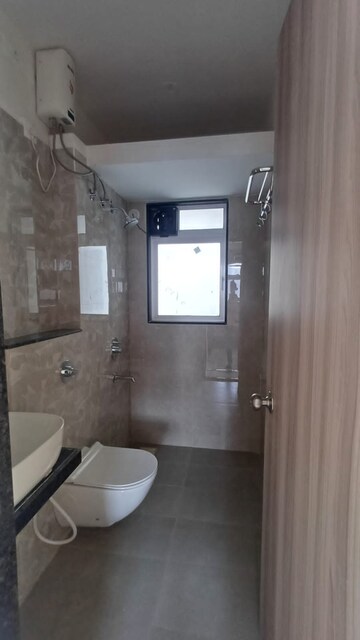 Bathroom in 1 BHK Apartment at Ashar Axis, Majiwada – for Rent