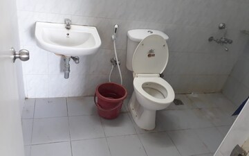Bathroom in 3 BHK Apartment at Provident Welworth City, Yelahanka – for Rent