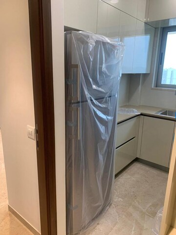 Bathroom in 1 BHK Apartment at Hiranandani Highland, Powai – for Rent
