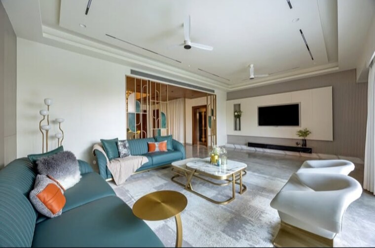 Living Room, sector 35 4 Bedroom 1800 Sq.Ft. Builder Floor In Sector 35 Faridabad 8600050