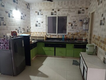 Kitchen in 3 BHK Apartment at Makarba – for Rent