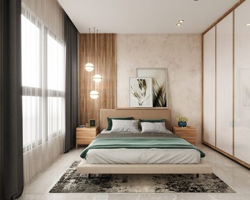 Bedroom in 3 BHK Apartment at Hiranandani Highland, Powai – for Rent