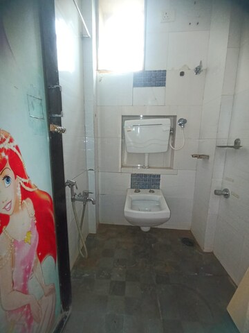 Bathroom in 2 BHK Apartment at Cosmos Habitat, Majiwada – for Rent