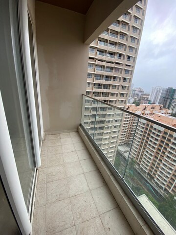 Balcony in 3 BHK Apartment at Lotus Sky Garden, Malad West – for Rent