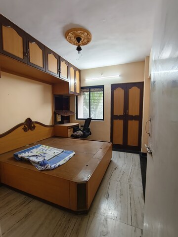 Bedroom in 2 BHK Apartment at Puraniks Kanchanpushp Complex, Kavesar – for Rent