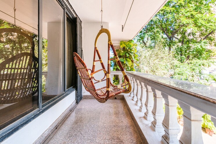 Balcony, lalani-valentine-apartment 4 Bedroom 2025 Sq.Ft. Independent House In Malad East Mumbai 8600948