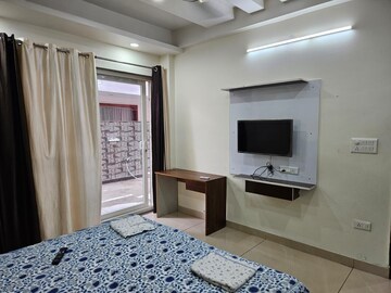 Bedroom in 2 BHK Builder Floor at Ansal Sushant Lok I, Sector 43 – for Rent