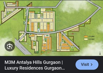 Master Plan in 2.5 BHK Apartment at M3M Antalya Hills, Sector 79 – for Sale