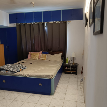 Bedroom in 2 BHK Apartment at Landmark Garden, Kalyani Nagar – for Rent