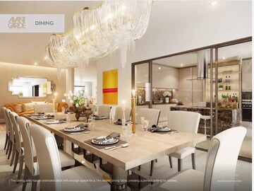 Living Room in 4 BHK Apartment at Panchsheel Park – for Rent