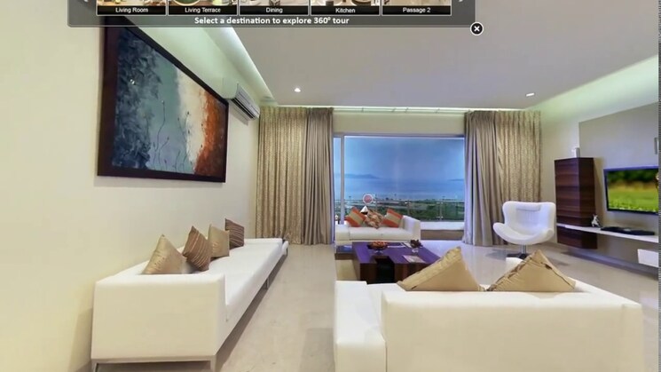 Living Room, l-t-crescent-bay-t2 2 Bedroom 788 Sq.Ft. Apartment In Parel Mumbai 8601541